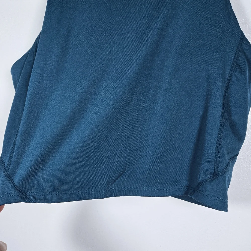 Crane Teal Blue Athletic Sports Bra Size Medium
